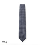 マイクロブロック小紋ネクタイ【Made in Italy】