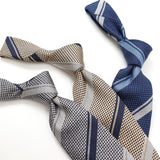 カラージャガードストライプネクタイ【Made in Italy】