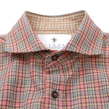 綿100%ダブルガーゼチェックシャツ【Made in Japan】