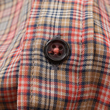 綿100%ダブルガーゼチェックシャツ【Made in Japan】