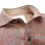 綿100%ダブルガーゼチェックシャツ【Made in Japan】