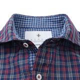 綿100%ダブルガーゼチェックシャツ【Made in Japan】