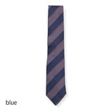 フラワーストライプネクタイ【Made in Italy】