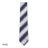 シングルストライプネクタイ【Made in Italy】