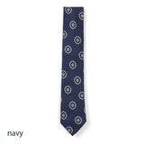 ビックフラワー小紋ネクタイ【Made in Italy】