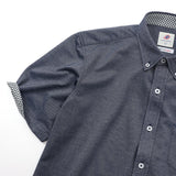 T/Cカノコ前開きポロ【Made in Japan】