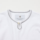 フロントループボタン付きTシャツ【Made in Japan】