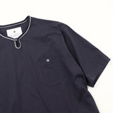 フロントループボタン付きTシャツ【Made in Japan】