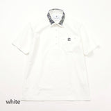 襟プリントポロ【Made in Japan】