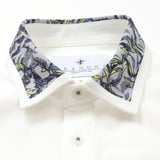 襟プリントポロ【Made in Japan】