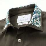 襟プリントポロ【Made in Japan】