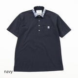 襟プリントポロ【Made in Japan】