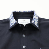 襟プリントポロ【Made in Japan】