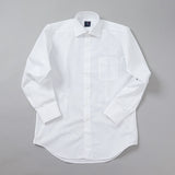 ブロード無地セミワイドシャツ【Made in Japan】