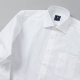 ブロード無地セミワイドシャツ【Made in Japan】