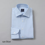 ブロード無地セミワイドシャツ【Made in Japan】