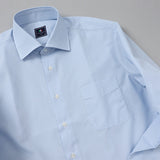 ブロード無地セミワイドシャツ【Made in Japan】