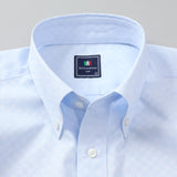 ブロックジャガードボタンダウンシャツ【Made in Japan】