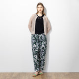 メッシュラメクルーカーディガン