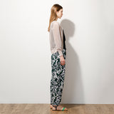 メッシュラメクルーカーディガン