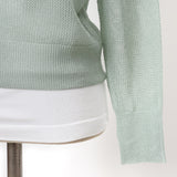 メッシュラメクルーカーディガン