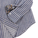 オリジナルステッチデニム(ストライプ)【Made in Japan】