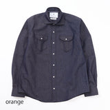 カラーミックスデニムシャツ【Made in Japan】