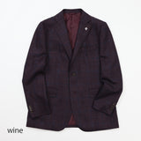 ロロピアーナカラーチェックジャケット【Made in Japan】