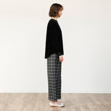 ベロアメッシュゆるプルオーバー