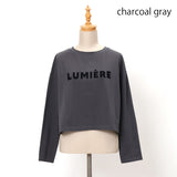 LUMIEREショート丈ロンTシャツ