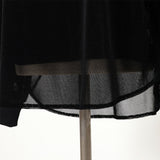 ベロアメッシュゆるプルオーバー