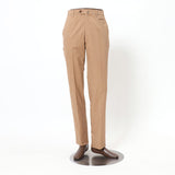 コンパクピーチチノストレッチパンツ(ノータック)【Made in Japan】