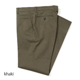 コンパクピーチチノストレッチパンツ(ノータック)【Made in Japan】