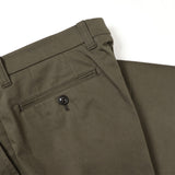 コンパクピーチチノストレッチパンツ(ノータック)【Made in Japan】