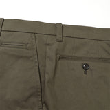 コンパクピーチチノストレッチパンツ(ノータック)【Made in Japan】