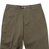 コンパクピーチチノストレッチパンツ(ノータック)【Made in Japan】