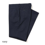 コンパクピーチチノストレッチパンツ(ノータック)【Made in Japan】