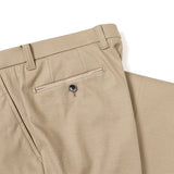 微起毛ピケストレッチパンツ(ノータック)【Made in Japan】