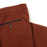 モールスキンスエードストレッチパンツ(ノータック)【Made in Japan】