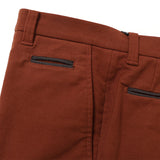 モールスキンスエードストレッチパンツ(ノータック)【Made in Japan】