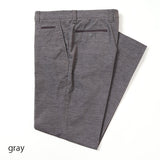 オーガニック別珍ストレッチパンツ(ノータック)【Made in Japan】