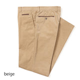 オーガニック別珍ストレッチパンツ(ノータック)【Made in Japan】