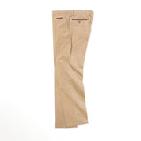 オーガニック別珍ストレッチパンツ(ノータック)【Made in Japan】