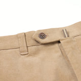 オーガニック別珍ストレッチパンツ(ノータック)【Made in Japan】