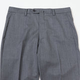 ツイル無地SUPER100’sパンツ(ノータック)【Made in Japan】