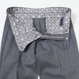 ツイル無地SUPER100’sパンツ(ノータック)【Made in Japan】