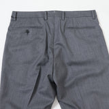 ツイル無地SUPER100’sパンツ(ノータック)【Made in Japan】