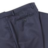 ツイル無地SUPER100’sパンツ(ノータック)【Made in Japan】