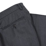 ピン無地SUPER100’sパンツ(ノータック)【Made in Japan】