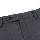 ピン無地SUPER100’sパンツ(ノータック)【Made in Japan】